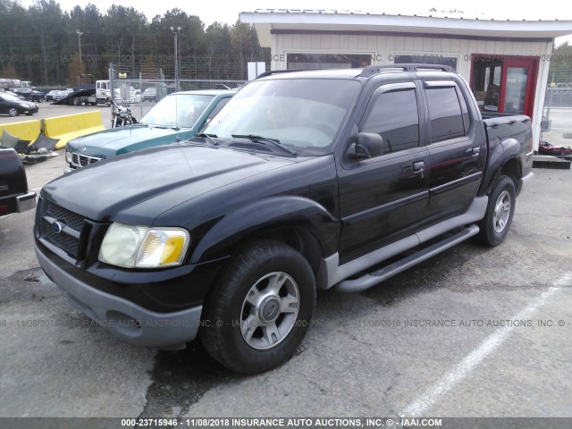 1FMZU67E43UC36871 - 2003 FORD EXPLORER SPORT TR  BLACK photo 2