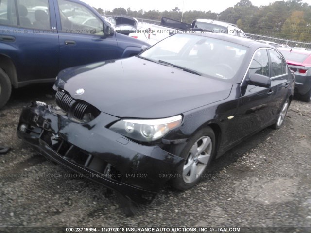 WBANF73576CU20671 - 2006 BMW 530 XI BLACK photo 2