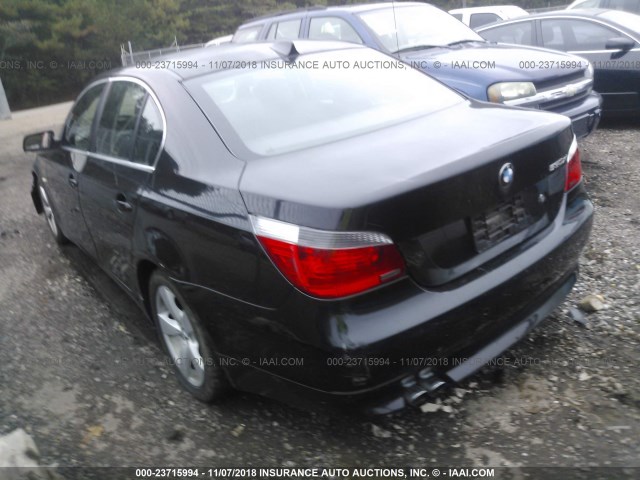 WBANF73576CU20671 - 2006 BMW 530 XI BLACK photo 3