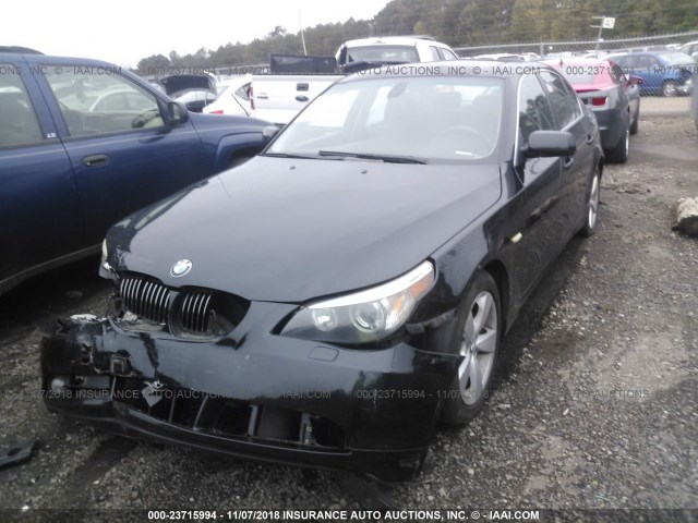 WBANF73576CU20671 - 2006 BMW 530 XI BLACK photo 6