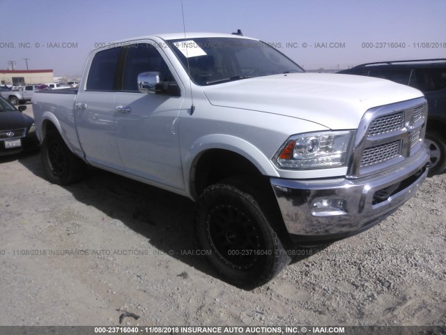 3C6UR5FL3FG603980 - 2015 RAM 2500 LARAMIE WHITE photo 1