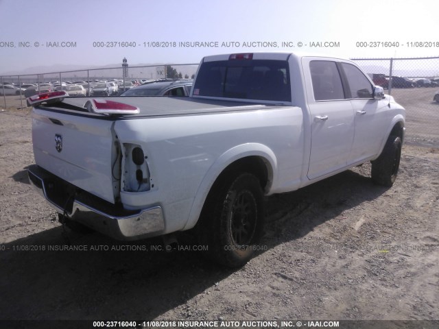 3C6UR5FL3FG603980 - 2015 RAM 2500 LARAMIE WHITE photo 4