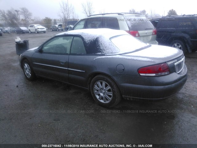 1C3EL65R94N112493 - 2004 CHRYSLER SEBRING LIMITED GRAY photo 3