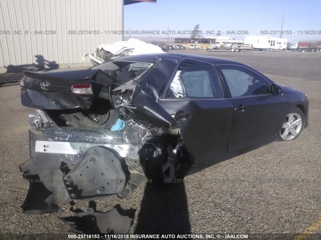 4T1BF1FK8CU054547 - 2012 TOYOTA CAMRY SE/LE/XLE GRAY photo 4
