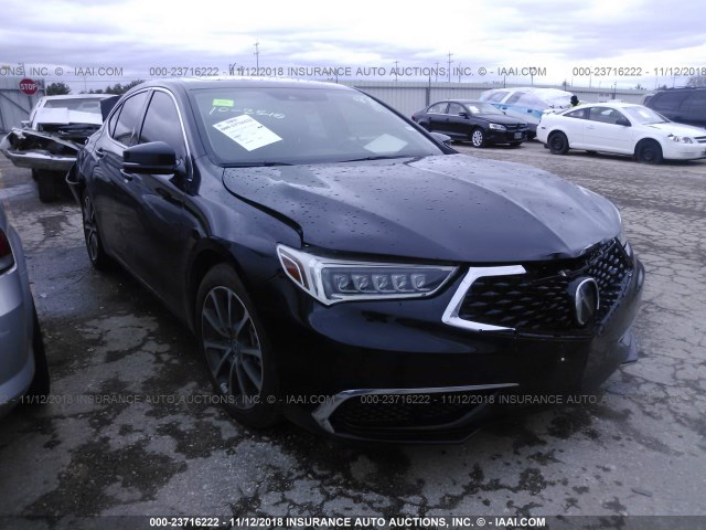 19UUB2F39JA000150 - 2018 ACURA TLX BLACK photo 1