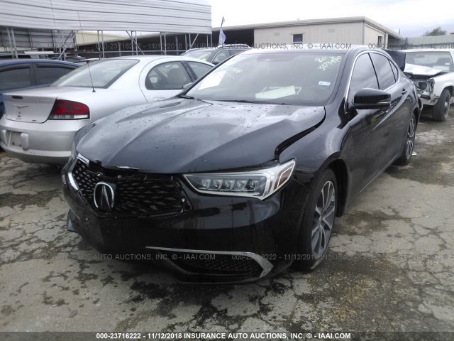 19UUB2F39JA000150 - 2018 ACURA TLX BLACK photo 2