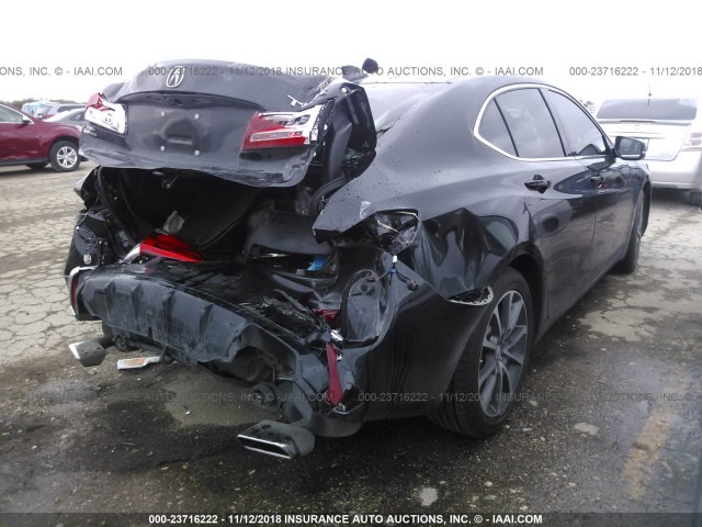 19UUB2F39JA000150 - 2018 ACURA TLX BLACK photo 4