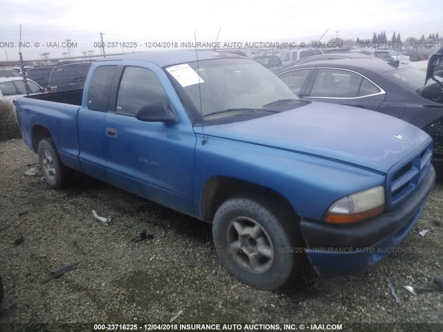 1B7FL22P1WS706575 - 1998 DODGE DAKOTA BLUE photo 1