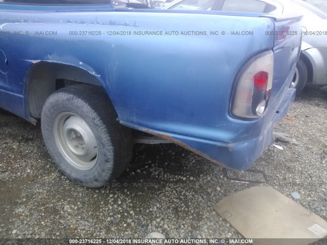 1B7FL22P1WS706575 - 1998 DODGE DAKOTA BLUE photo 6