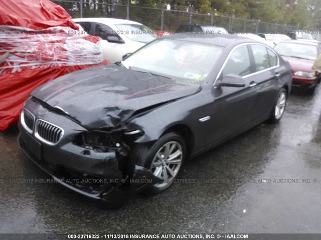 WBA5A7C54ED612332 - 2014 BMW 528 XI GRAY photo 2