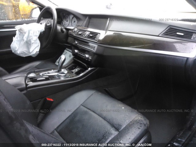 WBA5A7C54ED612332 - 2014 BMW 528 XI GRAY photo 5