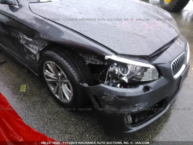 WBA5A7C54ED612332 - 2014 BMW 528 XI GRAY photo 6