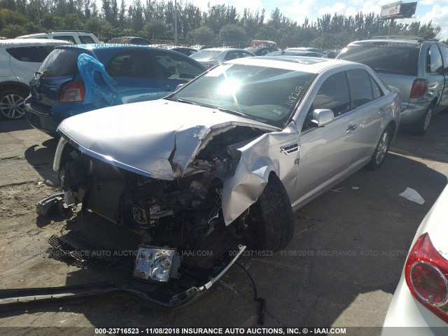 1G6DW6ED8B0148207 - 2011 CADILLAC STS LUXURY SILVER photo 2