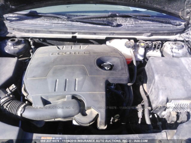 1G1ZB5E18BF257867 - 2011 CHEVROLET MALIBU LS მწვანე ფოტო 10