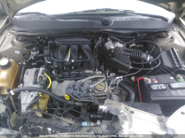 1FAFP56U36A132613 - 2006 FORD TAURUS SEL TAN photo 10