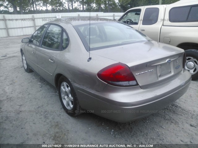 1FAFP56U36A132613 - 2006 FORD TAURUS SEL TAN photo 3