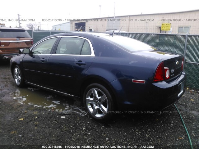 1G1ZH57B38F184162 - 2008 CHEVROLET MALIBU 1LT 蓝色 照片 3