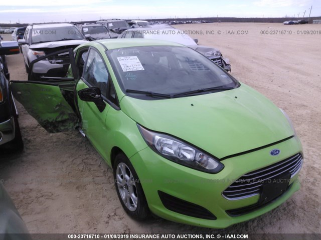 3FADP4EJ5EM132641 - 2014 FORD FIESTA SE GREEN photo 1