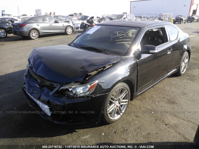 JTKJF5C74D3047182 - 2013 TOYOTA SCION TC შავი ფოტო 2