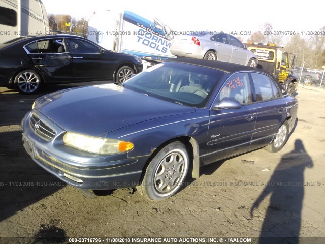 2G4WB52K6W1430284 - 1998 BUICK REGAL LS BLUE photo 2