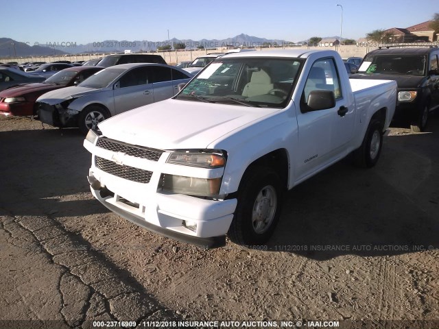 1GCCS148858285620 - 2005 CHEVROLET COLORADO WHITE photo 2