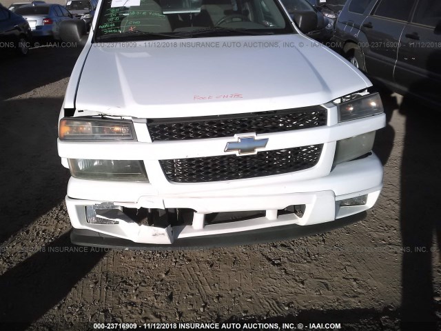 1GCCS148858285620 - 2005 CHEVROLET COLORADO WHITE photo 6