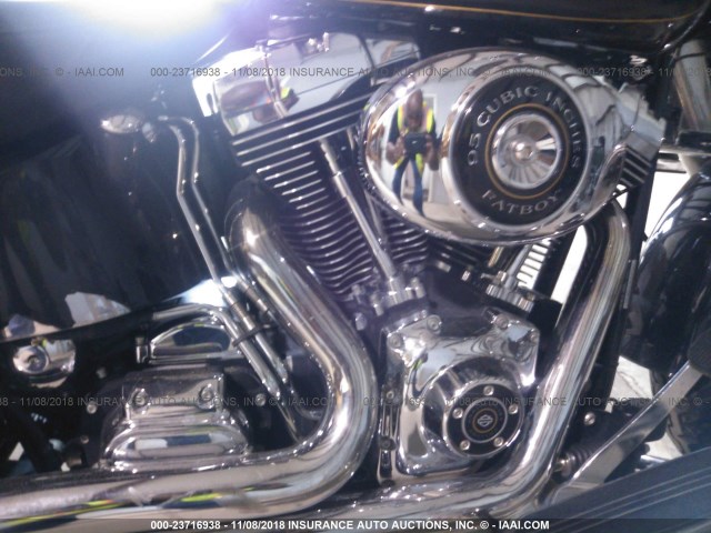 1HD1BXD425Y098721 - 2005 HARLEY-DAVIDSON FLSTFI BLACK photo 8