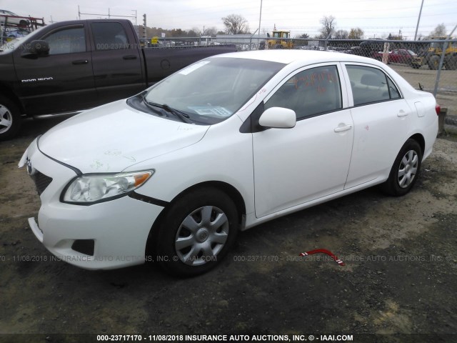 JTDBL40E09J023658 - 2009 TOYOTA COROLLA LE/XLE WHITE photo 2