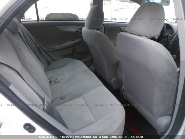 JTDBL40E09J023658 - 2009 TOYOTA COROLLA LE/XLE WHITE photo 8