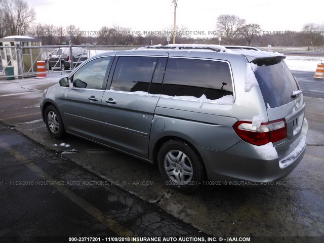 5FNRL38687B137563 - 2007 HONDA ODYSSEY EXL SILVER photo 3