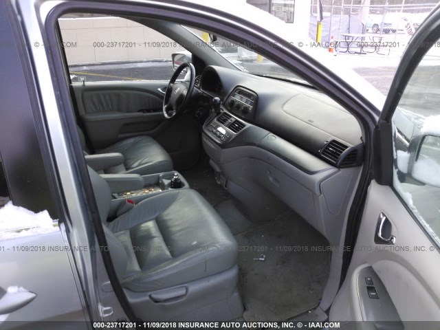 5FNRL38687B137563 - 2007 HONDA ODYSSEY EXL SILVER photo 5