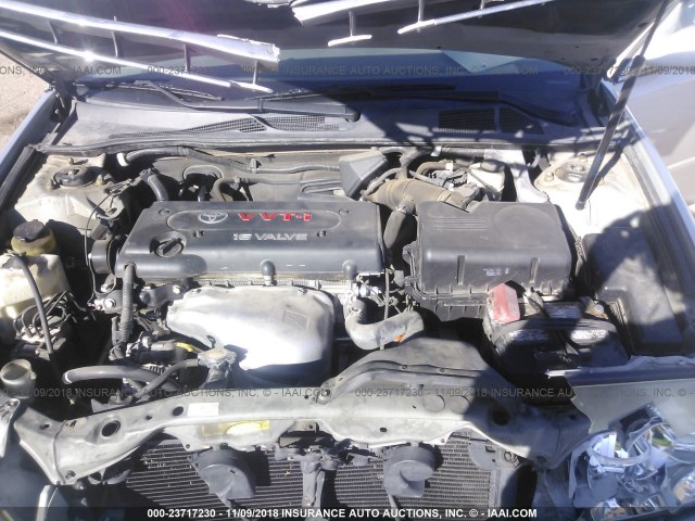 4T1BE32K46U122979 - 2006 TOYOTA CAMRY LE/XLE/SE SILVER photo 10