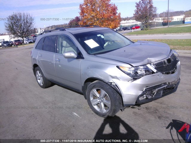 2HNYD2H45BH517152 - 2011 ACURA MDX TECHNOLOGY GRAY photo 1