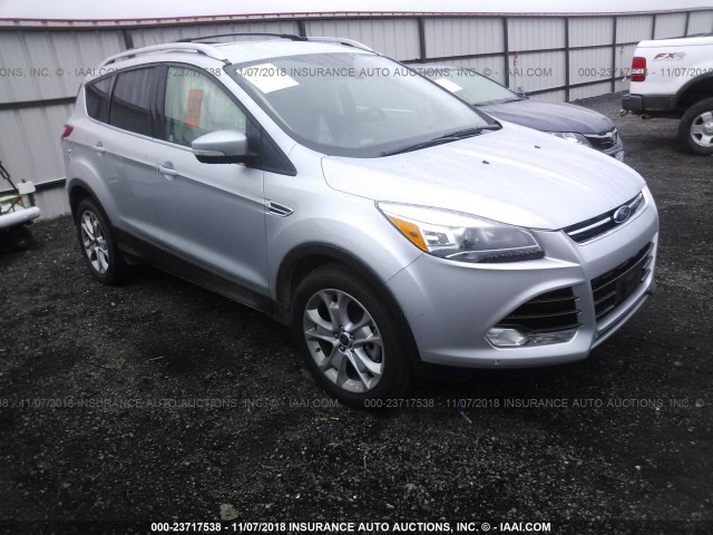 1FMCU9J97FUC64249 - 2015 FORD ESCAPE TITANIUM SILVER photo 1