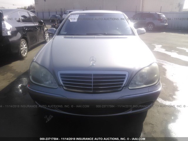 WDBNG70J43A373560 - 2003 MERCEDES-BENZ S 430 GRAY photo 6
