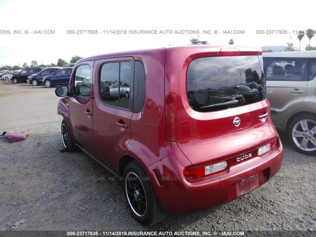 JN8AZ28R39T124899 - 2009 NISSAN CUBE S/SL RED photo 3