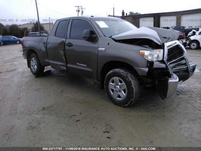 5TFUW5F13CX258375 - 2012 TOYOTA TUNDRA DOUBLE CAB SR5 BROWN photo 1