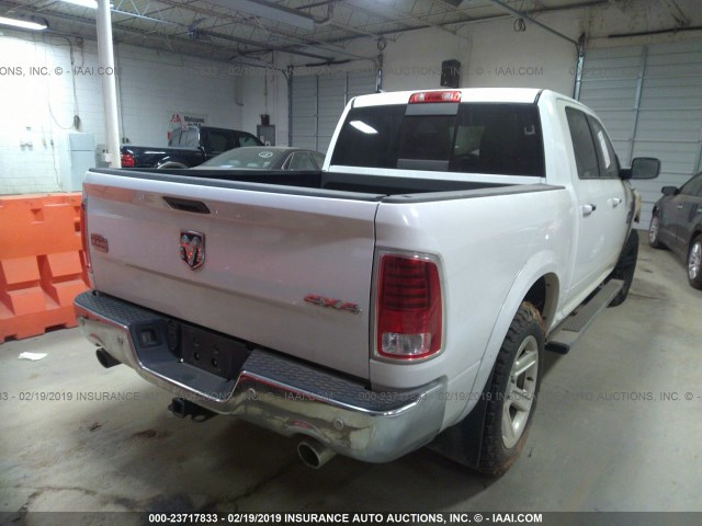 1C6RR7PM4FS631658 - 2015 RAM 1500 LONGHORN WHITE photo 4