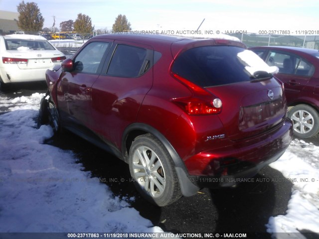 JN8AF5MV4BT012289 - 2011 NISSAN JUKE S/SV/SL RED photo 3