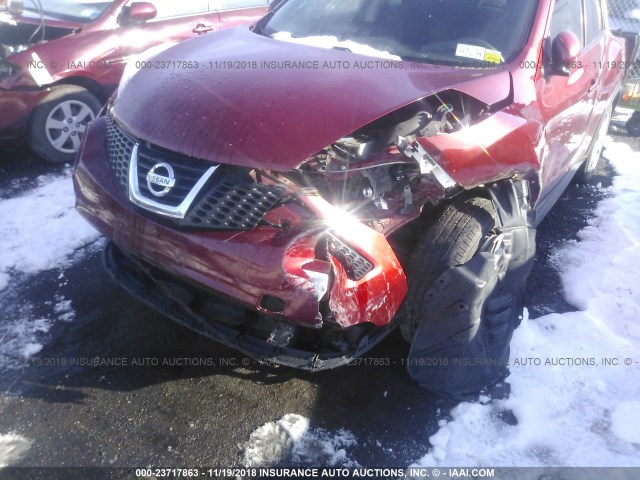 JN8AF5MV4BT012289 - 2011 NISSAN JUKE S/SV/SL RED photo 6