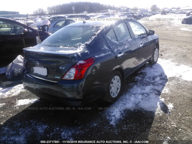 3N1CN7AP0FL877489 - 2015 NISSAN VERSA S/S PLUS/SV/SL BLUE photo 4