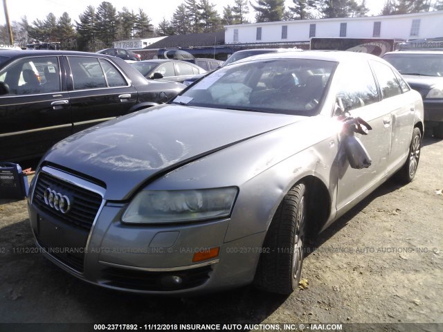 WAUDH74F96N132006 - 2006 AUDI A6 3.2 QUATTRO SILVER photo 2