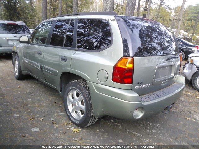 1GKDS13S342319485 - 2004 GMC ENVOY GREEN photo 3