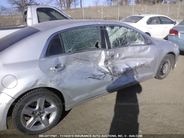 1G1ZC5E04AF168560 - 2010 CHEVROLET MALIBU 1LT SILVER photo 6