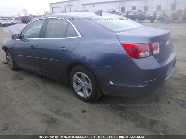 1G11B5SL5FF229842 - 2015 CHEVROLET MALIBU LS 蓝色 照片 3