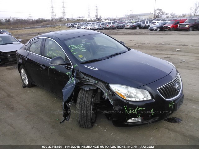 2G4GS5ER6C9144400 - 2012 BUICK REGAL PREMIUM BLACK photo 1