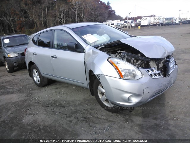 JN8AS5MT8CW283009 - 2012 NISSAN ROGUE S/SV SILVER photo 1