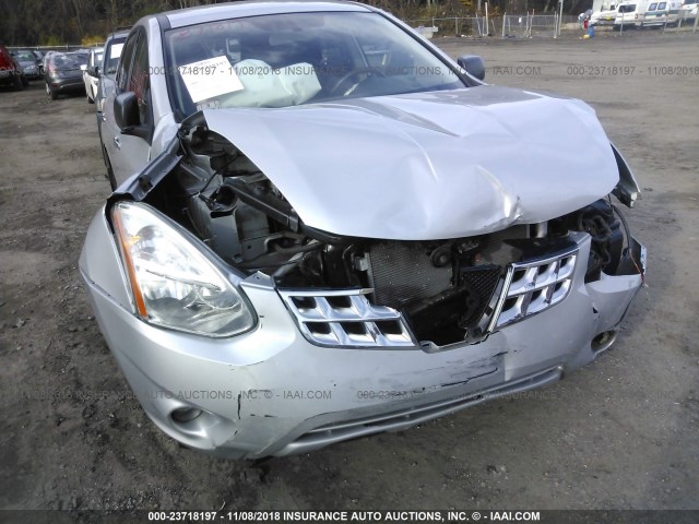 JN8AS5MT8CW283009 - 2012 NISSAN ROGUE S/SV SILVER photo 6