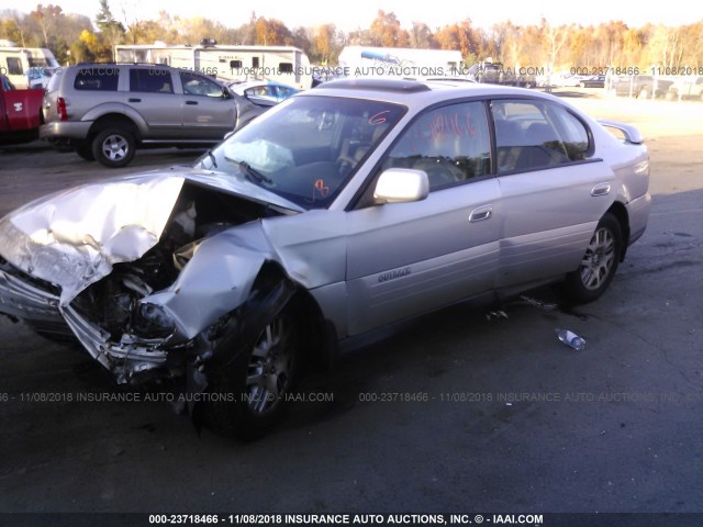 4S3BE686547205770 - 2004 SUBARU LEGACY OUTBACK LIMITED SILVER photo 2