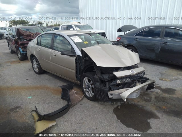 1G8AL52FX3Z129318 - 2003 SATURN ION LEVEL 3 GOLD photo 1